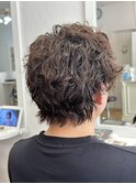 スパイラル×外はねパーマ