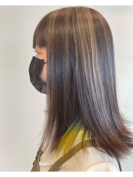 テンドルレーヴ(Tendre Reve) インナーONウィービングメッシュ・ブルー&イエローカラー