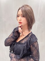 ロンドローズ 名古屋(Lond damaskRose)&nbsp;顔周り ダブルカラー 名駅 ブリーチ 髪質改善 ボブ 韓国229