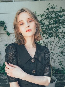 エーバイフー 江坂店(A BY WHO) A BY WHO江坂/ハイトーンボブ/ブランドヘア