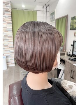 ゴロクヘアー(56 hair) グレージュショートボブ【56hair 戸越銀座】