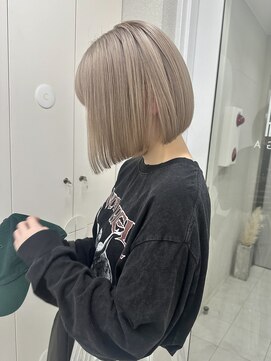 ガガ 心斎橋(GAGA) 韓国/ハイトーンカラー/ワンホンヘア/レイヤーカット/髪質改善