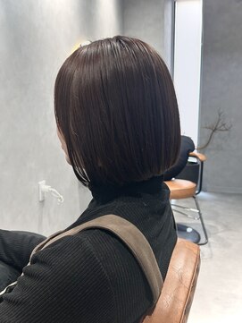 リーシュ イロン(Re:sh iron) ボブ/内巻きボブ/ピンクブラウン