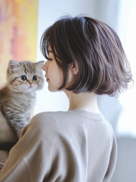 アルトリスト(Altruist Aging×HAIR&SPA) ★ダークアッシュ大人ガーリーボブ着物似合わせカット/髪質改善