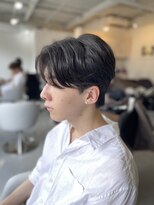 メンズカット バイ ソイクフ(メンズカット by SOY-KUFU)&nbsp;20代30代40代◎スーツ刈り上げ短髪ニュアンスパーマスタイル