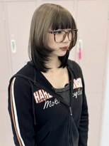 アール 横浜(R)&nbsp;【MOMO】トレンドルーツカラー！！ベージュ×フェイクブラック