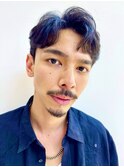フェザーパーマメンズパーマサイドバックメンズショートカット