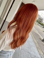 ラーソ(laco)&nbsp;ブリーチ一回で作る、鮮やかオレンジカラー