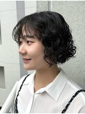 【arte HAIR】黒髪パーマ/くるくるパーマ/前髪パーマ