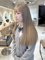 テトラ バイ ネオリーブ 横浜西口店(tetra by neolive)&nbsp;ミルクティーベージュ　ブリーチ　ダブルカラー　横浜