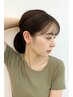 「自然体のまま、私らしさを引き出すカット＆カラー」カット＋リタッチカラー