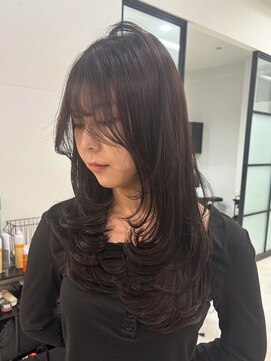 リコヘアー(LiCO HAIR) ミディアムヘア/暗めカラー/グランマッシュ/那覇/小禄