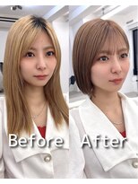 メルバイグラフ 梅田(mel by GRAFF)&nbsp;【ミニボブ】ナチュラルボブ/ストレートボブ/ショートボブ