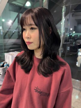 あき/ダークラベンダーベージュ