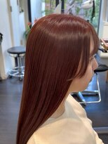 エムプラス 二子玉川(Mplus)&nbsp;◎ブリーチなしダブルカラー/ワインレッド/暖色◎ Mplus鹿嶋