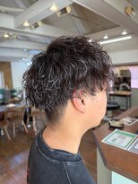 メンズアンダーバーホワイト 南海難波店(Men's _WHITE)&nbsp;メンズ波巻きパーマ