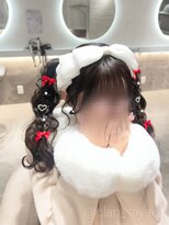 クランルシェ(clan luce)&nbsp;編みたらしツインテール/心斎橋ヘアセット