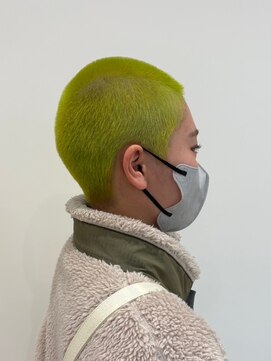 ノブ ヘアデザイン 戸塚店(NOB hairdesign) ベリーショート＋ブリーチカラー