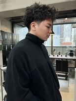 オルカ(ORCA) ルーズパーマ ピンパーマ スパイキーショート 短髪パーマ 五嶋響