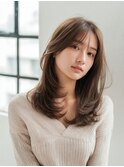 韓国レイヤー/レイヤーカット/小顔カット/韓国ヘア/透明感