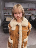 ウーフ(U-fu)&nbsp;イメチェン ハイトーン くびれレイヤーボブ