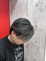 ヘアー ラボ エムツー(hair lab m2)&nbsp;メンズメッシュ×センターパート｜ハイライトメンズスタイル