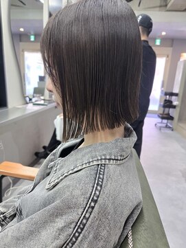 ヘアスタジオニコ(hair studio nico...) アッシュグレー×ボブ※髪質改善※ハイライト※白髪ぼかし