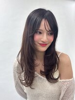 アース 都城川東店(HAIR & MAKE EARTH)&nbsp;【韓国風レイヤーカット×シースルーバング】