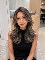 クレア 上大岡(CREA)&nbsp;白髪ぼかしハイライト縮毛矯正ダブルカラー髪質改善30代40代50代