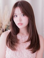 カバーヘア ブリス 大宮西口(COVER HAIR bliss)&nbsp;小顔ロングウルフカットピンクベージュブリーチなし20代大宮a