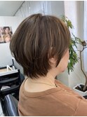 くびれショート 50代 ハイライト