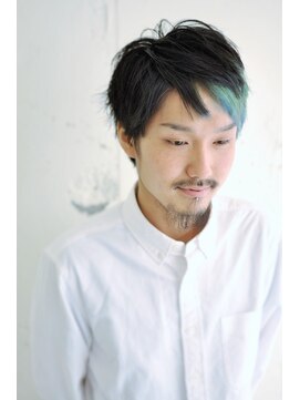 ラボ ヘアデザイン(Lab Hair Design) ブラック×グリーン