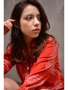 ミラバイグリーン(Mira by green) gradationcolor×ラフパーマ