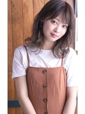 ミディアム/小顔/髪質改善/20代/30代/40代/50代/新宿/ベージュ