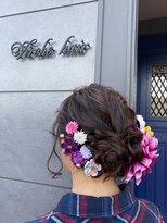 ヴァーチェ ヘアー(Virche hair)&nbsp;2021年　成人式セット　ルーズ編み込み