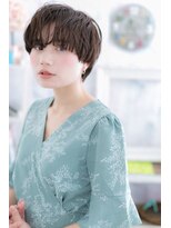 ミック ヘアアンドメイク アップ 駒込店(miq Hair&Make up)&nbsp;ボーイッシュもガーリーも◎濡れ髪くせ毛風マッシュショート