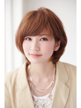 アドレバイハピネス(ADORE by happiness) 【ボブスタイル】ボブ大人ショートベージュ　奈良大和八木