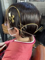 ノード(NODO)&nbsp;【卒業式】ベリーショートの水引アレンジ