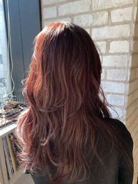 エイトセカンド 新宿三丁目店(EIGHT second) チェリーピンク　インナーカラー