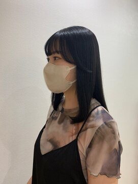 モルニ(MORNI) ブルーブラック_ヌナボブ チャンモリ ボブルフ