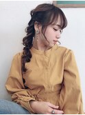 編み下ろしヘアセット