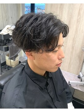 ヨシザワインク バンダイ(YOSHIZAWA Inc. BANDAI) センターパート/スパイラルパーマ/ツーブロック/マッシュ