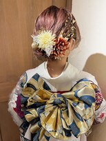 ティダスマイル(tida smile)&nbsp;成人式／卒業式 ヘアメイク ヘアセット お客様スタイル