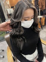 ラフ(LAFF)&nbsp;#バレイヤージュ#グレージュカラー#ボブウルフ#ココアベージュ