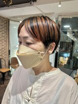 ヘアーアンドメイク ビス(HAIR&MAKE bis)&nbsp;アンブレラカラー×ショート☆ももこ
