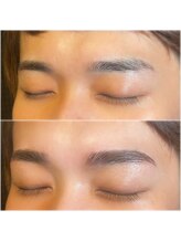 【before→after】眉パーマ&眉カット&眉WAX