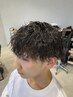 【メンズ】カット+波巻きスパイラルパーマ￥16500⇒（前橋/高崎/メンズパーマ