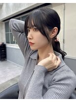 ロンドアヴァントゥス 池袋(Lond aventus)&nbsp;韓国レイヤー/韓国風/ボブ/髪質改善/黒髪/ブリーチなし〔池袋〕