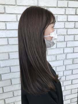 オーガニックエコ 川越(organic+eco) 顔まわりレイヤー×ロング