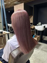 リンク(Link Hair&Spa)&nbsp;【Linkはんぞー】ピンクヘアー/くすみベージュ/透明感カラー